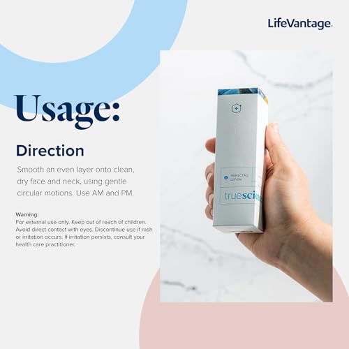 LifeVantage - Face Lotion TrueScience Revitalizing - Adds Radiance to Dry Skin with Hybrid Serum, Facial Lotion and Nrf2 Actives - 100ml