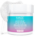 Glycolic Acid Pads for Face, Exfoliating Pads for Facial Radiance with Salicylic Acid, 50 Count
