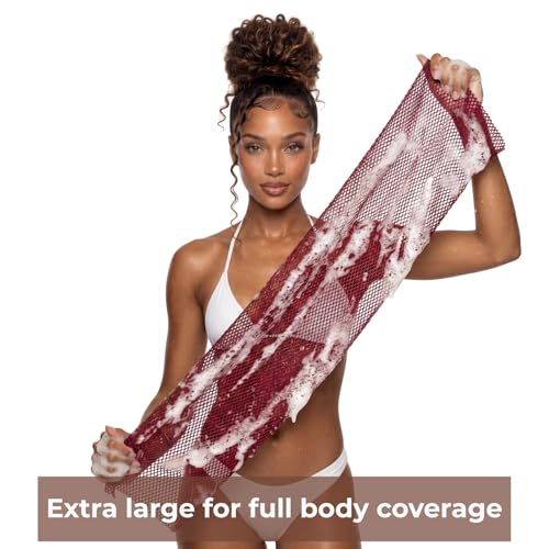 African Net Sponge 3-Pack Exfoliating Mesh for Face & Body