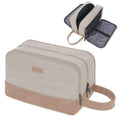 WANDF Travel Toiletry Bag for Men Large Dopp Kit Hanging Organizer