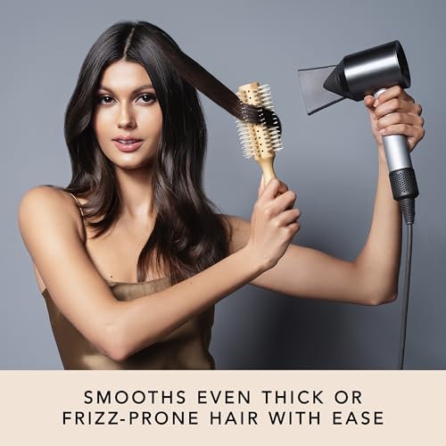 Boar Bristle Round Brush for Blowdry & Shine
