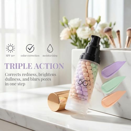 3-in-1 Color Correcting Primer SPF 50 with Niacinamide (2 Pack)
