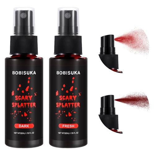 BOBISUKA Fake Blood Spray Set - Dark & Fresh SFX Makeup