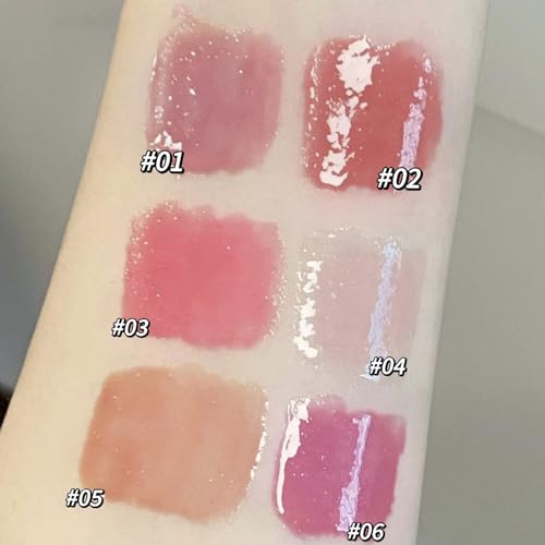 Jelly Lipstick Set 6 Colors - Hydrating Lip Gloss & Tint