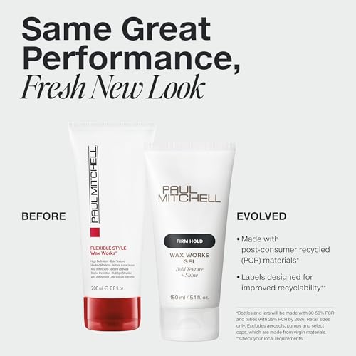 Paul Mitchell Fast Form Styling Cream Gel, Soft Hold, Faster Styling + Manageability, For All Hair Types, 5.1 fl. oz