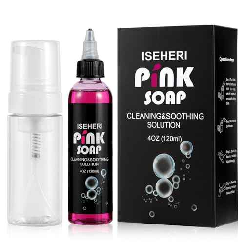 Ultra Concentrated Pink Soap 4OZ with Foaming Bottle 120ml, Tattoo Soap Tattoo Supplies for Tattoos Piercings, Clean Skin Equipment