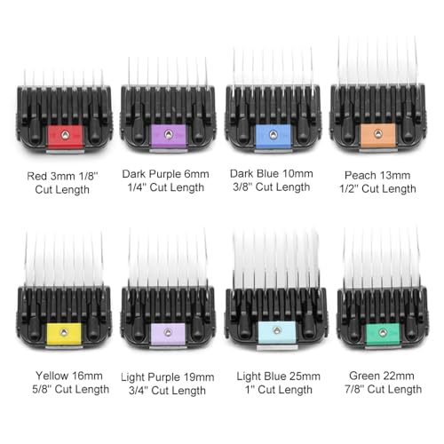 Pet Grooming Comb Set for A5 Detachable Blades - Stainless Steel Clippers Accessories