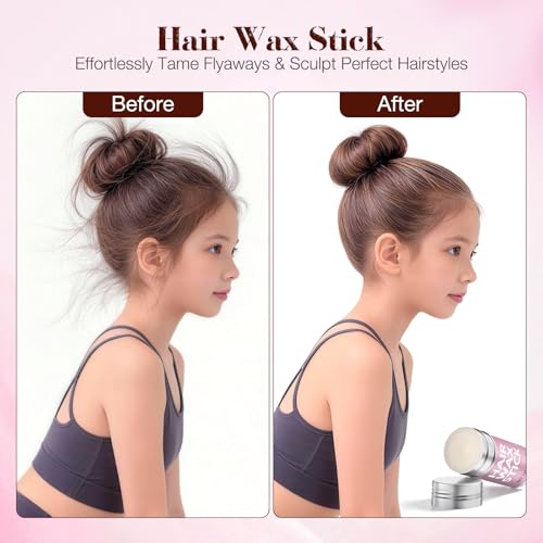 Ballet Bun Hair Kit - 296pc Dance Styling Set with Hair Nets