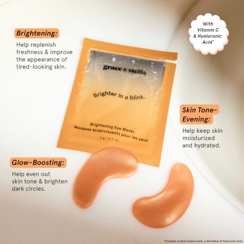 Grace & Stella Brightening Eye Patches (24 Pairs) - Vitamin C