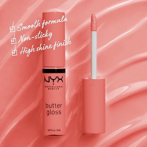 NYX Butter Gloss - Non-Sticky Lip Gloss in Creme Brulee