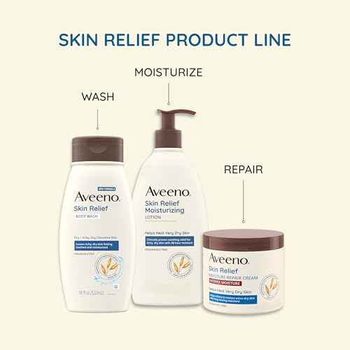 Aveeno Skin Relief Body Wash Fragrance-Free + Triple Oat Formula, Gentle Daily Cleanser for Sensitive Skin Leaves Itchy, Dry Skin Feeling Soothed & Moisturized, Body Wash Refill, 36 fl. oz