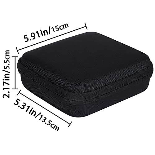 co2CREA Hard Travel Case Replacement for Wahl Professional 8061-100 8164 5-Star Series Rechargeable Shaver Shaper (Black Case)