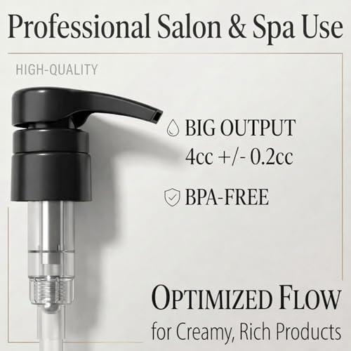 BAR5F Shampoo Pump 2 Pack for 1L Salon Bottles