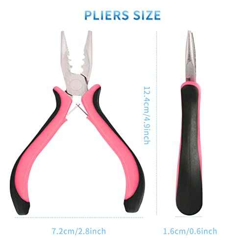 3 Holes Mini Plier For Micro Nano Ring Hair Extensions opener and Removal Tool