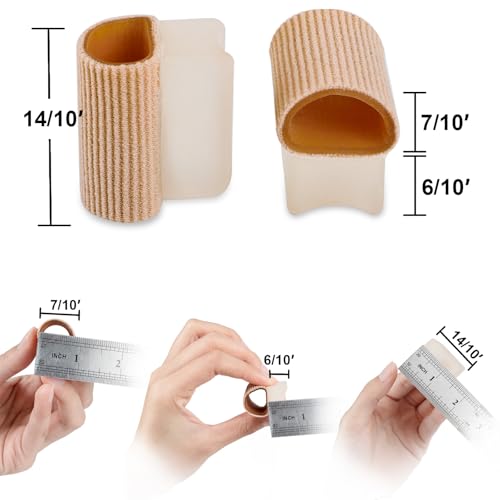 Povihome Gel Toe Spacers - 6 Pack Bunion Corrector for Pain Relief