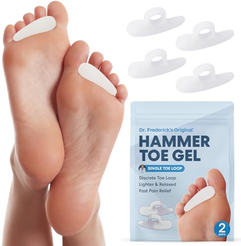 Hammer Toe Corrector Gel Pads - 2 Pairs All-Day Relief