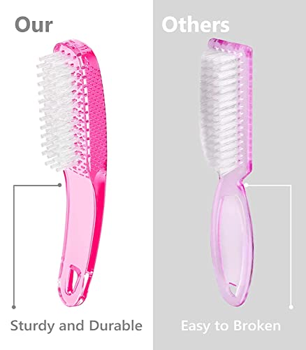Nail Brush Set for Cleaning Fingernails & Toes - 4 Pack