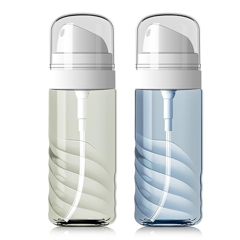 2 Pack 2oz Fine Mist Spray Bottles, TSA Travel Size Refillable