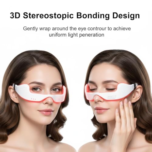 Red Light Therapy Glasses for Dark Circles & Puffiness