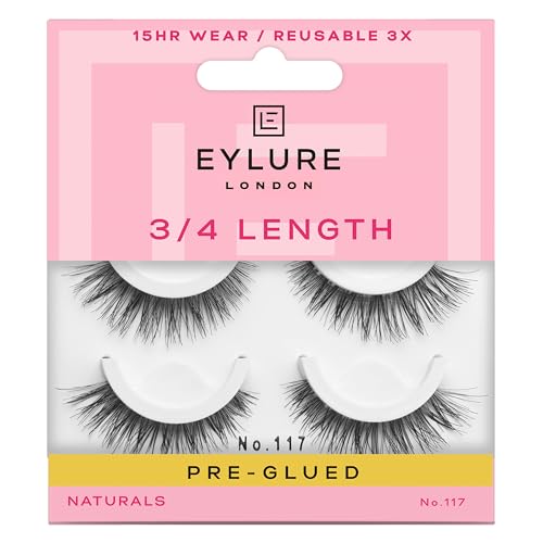 Eylure Pre-Glued Wispy Eyelashes No. 117 - Twin Pack