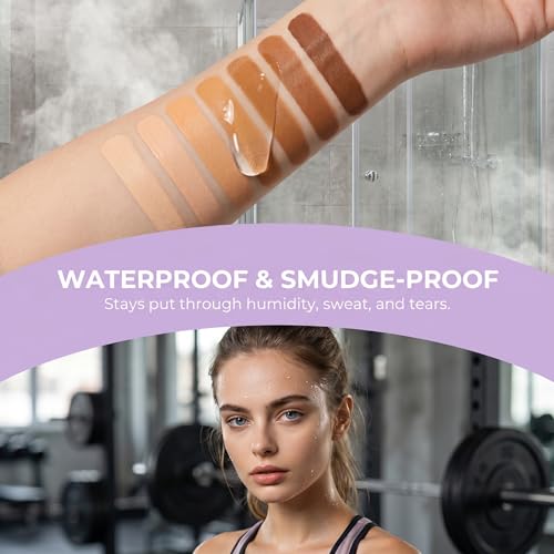 8-Color Soft Matte Concealer Palette - Waterproof Full Coverage