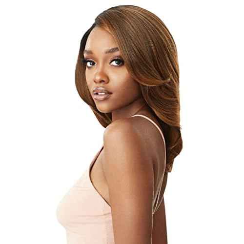Outre Synthetic Melted Hairline Swiss Lace Front Wig - SABRINA (1B)
