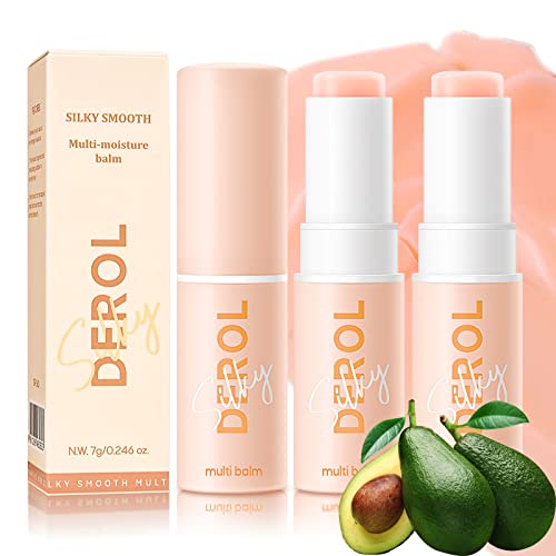 LOKFAR 2PCS Wrinkle Repair Moisturizing Multi Balm Stick, Anti-wrinkle Face Balm Eye Balm Body Hydrating Face Moisturizer, Wrinkle Balm Stick Face Skin Collagen Moisturizer for Dry Skin (7g/0.246 oz)