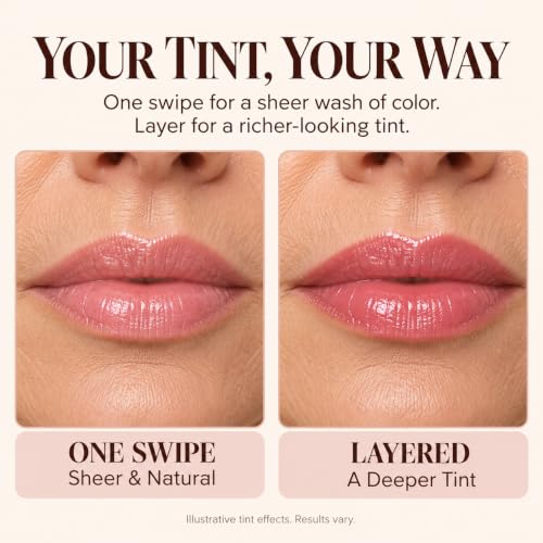 pH-Reacting Lip Gloss for Mature Lips - Long-Lasting Hydrating Lip Balm