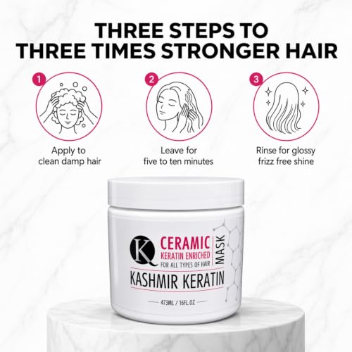 Kashmir Keratin Ceramic Hair Mask 8 oz