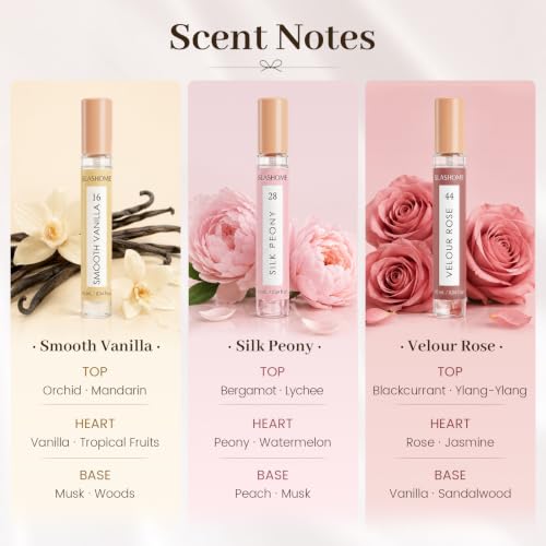 Hair Perfume Set for Women, 3x10mL Alcohol-Free Mist