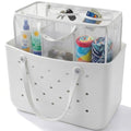 LETGO White XL Mesh Beach Bag Organizer for Bogg Bags - Fits Original 19x15x9.5 in