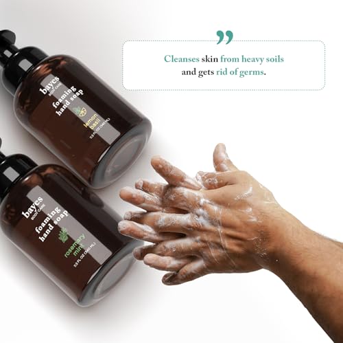 Bayes Foaming Hand Soap - Aromatic Rosemary Mint, 11.5 Fl Oz, USDA Biobased