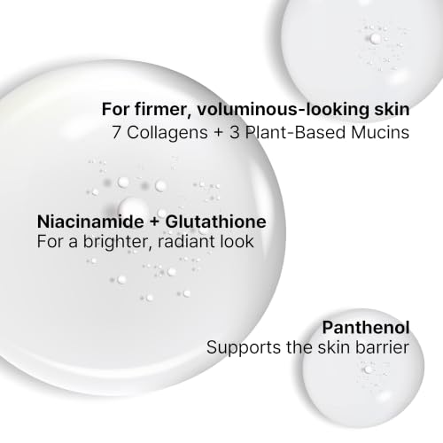 ClearDea Collagen & Mucin Face Moisturizer Pack of 5 - Deep Hydrating Anti-Aging Serum