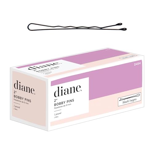 Diane Bobby Pins 2" Black, 600 Count Bulk Pack