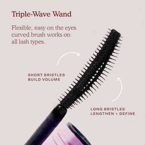Tower 28 Mascara ? Volumizing & Lengthening Lash Makeup | No Clumping, No Flaking, Smudge-Free | Gentle for Sensitive Eyes, Eco-Conscious Packaging ? Jet Black