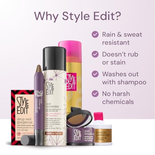 Style Edit Root Touch Up Spray Medium Brown 2oz