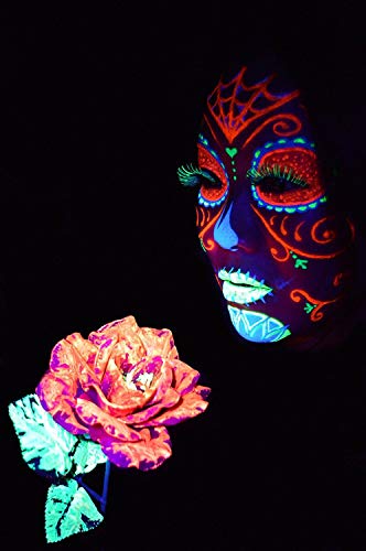 Blacklight Face & Body Paint UV Glow Neon (6-Pack)