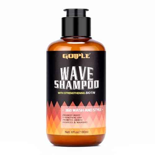 360 Waves Wash Shampoo -Wave Shampoo for Black Men 360 Wave Shampoo Hydration Shampoo Enhance Waves Shampoo Strenghtens Hair Promote Growth Wave Shampoo Easy Wash Hydrate (6 FL OZ)