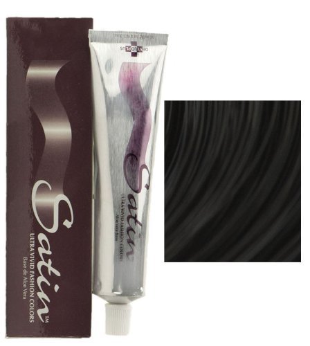 Satin Hair Color - Ultra Vivid Fashion Colors - Black (1N) - Satin Brand