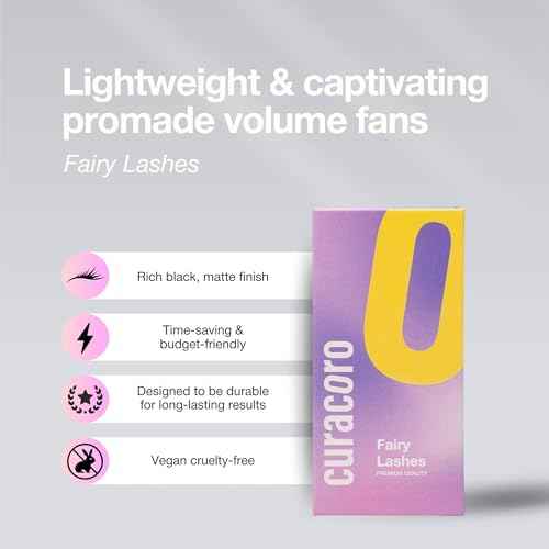 Curacoro Fairy Volume Lash Extensions 3D - 0.7mm Thickness | C CC D Curl | 8-15mm Length Mixed Tray | Premium Matte Black Individual Eyelashes Tray, Professional Supplies Use