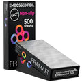 FRAMAR 5x12 Silver Embossed Hair Foils for Highlighting