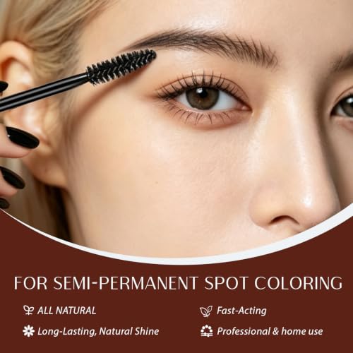 Henna Eyebrow Tint Kit - Natural Dark Brown Brow Dye