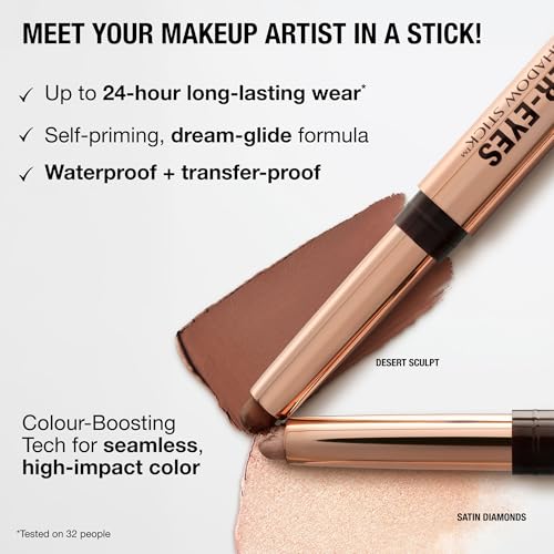 Charlotte Tilbury Exagger-Eyes Eyeshadow Stick - Long-Lasting, Waterproof & Blendable Makeup