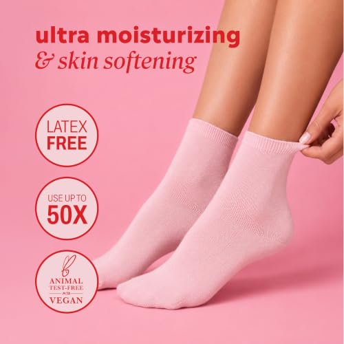 Onyx Professional Gel Moisturizing Socks for Dry Feet & Cracked Heel Repair