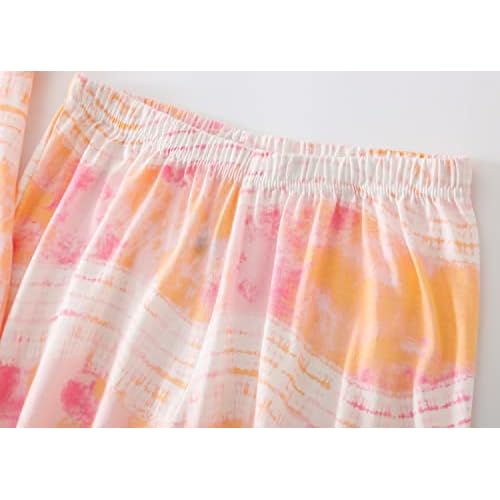 PNAEONG Women Pajama Set Sleepwear Tops with Capri Pants Casual and Fun Prints Pajama Sets