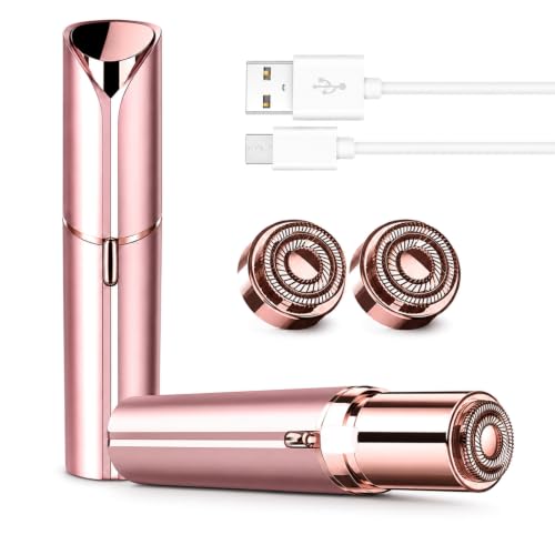 USB Rechargeable Facial Hair Remover for Women with LED Light