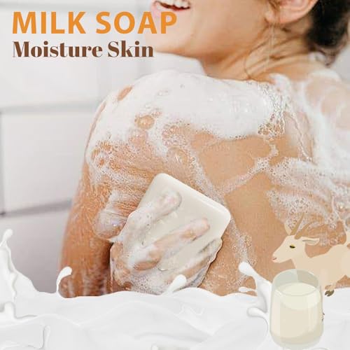 Goat Milk Soap Bar 1Pack - Natural Moisturizing Soap Bar for Men Women All Skin Types Face & Body, 4.75oz of 1 Bar