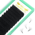 Volume Lash Extensions D-0.07-14 Easy Fan Flowering Rapid Blooming Eyelashes 9 to 20 mm Mega C D Curl (D-0.07,14 mm)