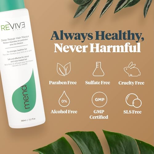 Reviv3 ProCare Hair Repair Mask with Keratin - Deep Moisturizing Vegan 12oz