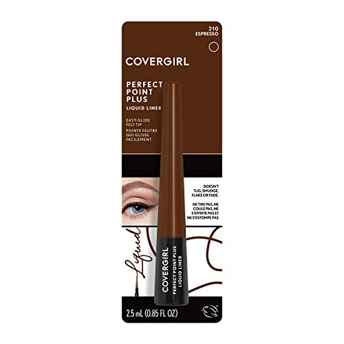 COVERGIRL Perfect Point Plus Liquid Eyeliner Bundle, Espresso & Charcoal